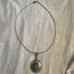 VINTAGE, RARE Silpada spotted Pendant